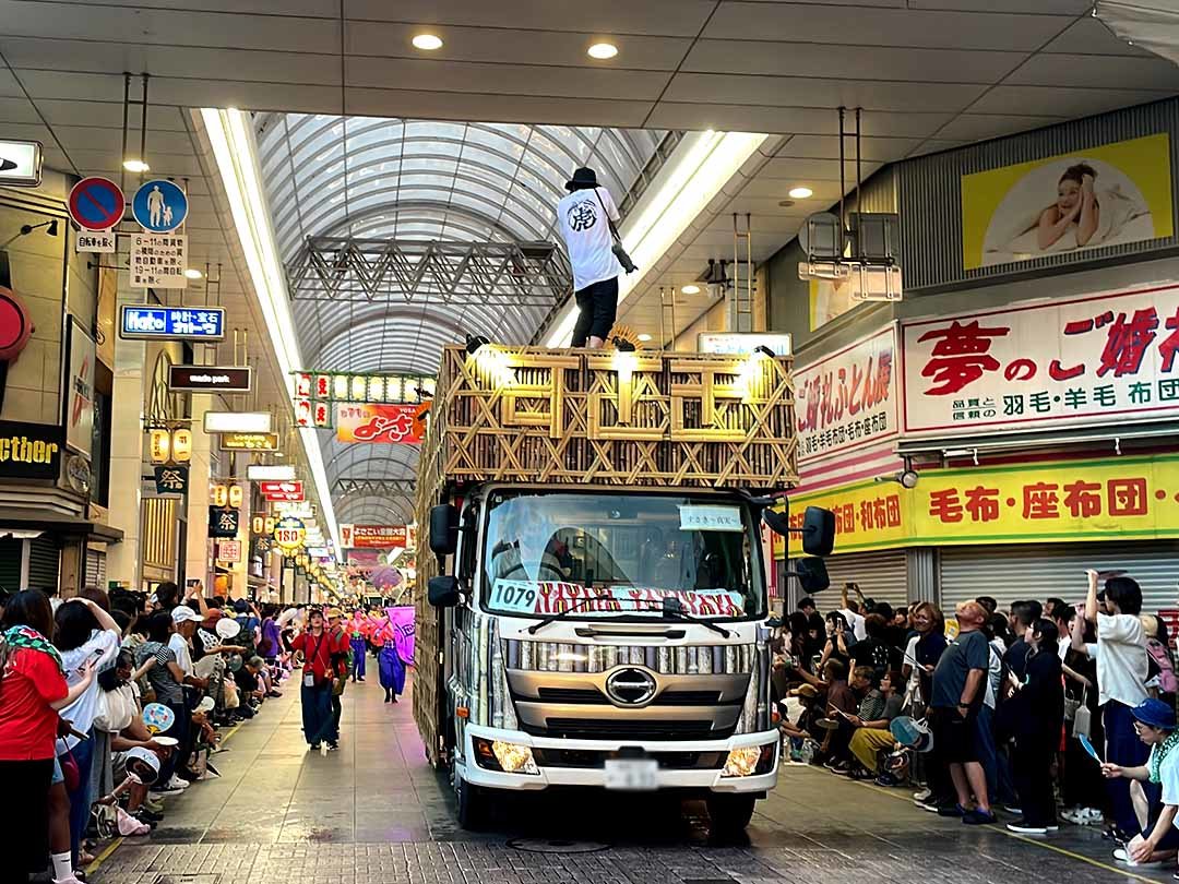 よさこい虎竹地方車