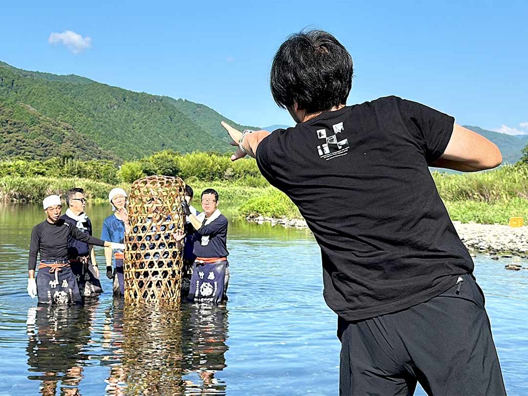 虎竹蛇籠、竹虎職人