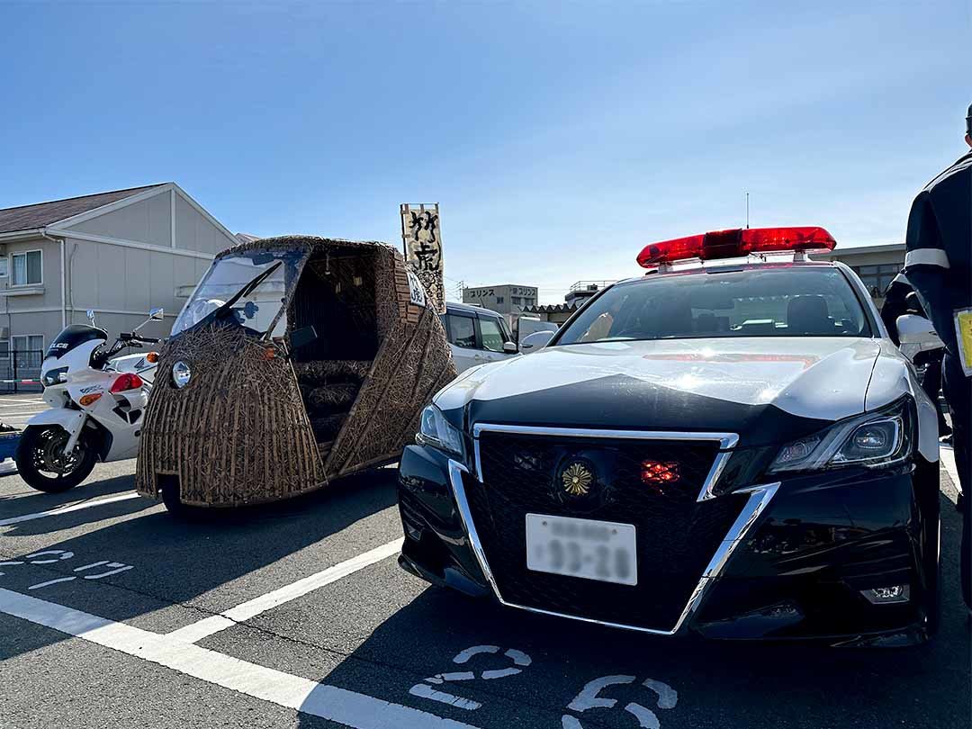 活竹祭と虎竹電気自動車竹トラッカー