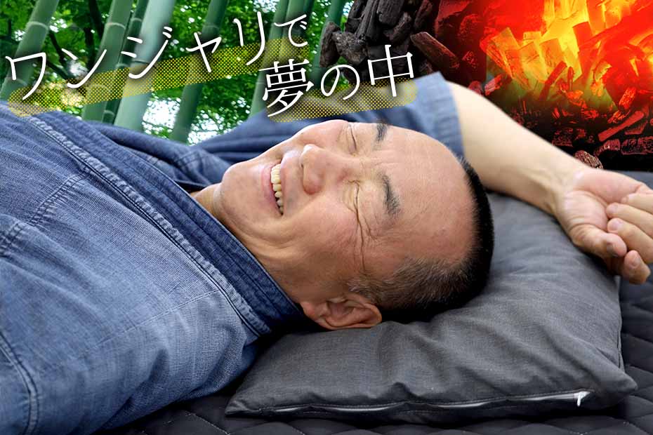 ワンジャリ 快眠の消臭竹炭枕