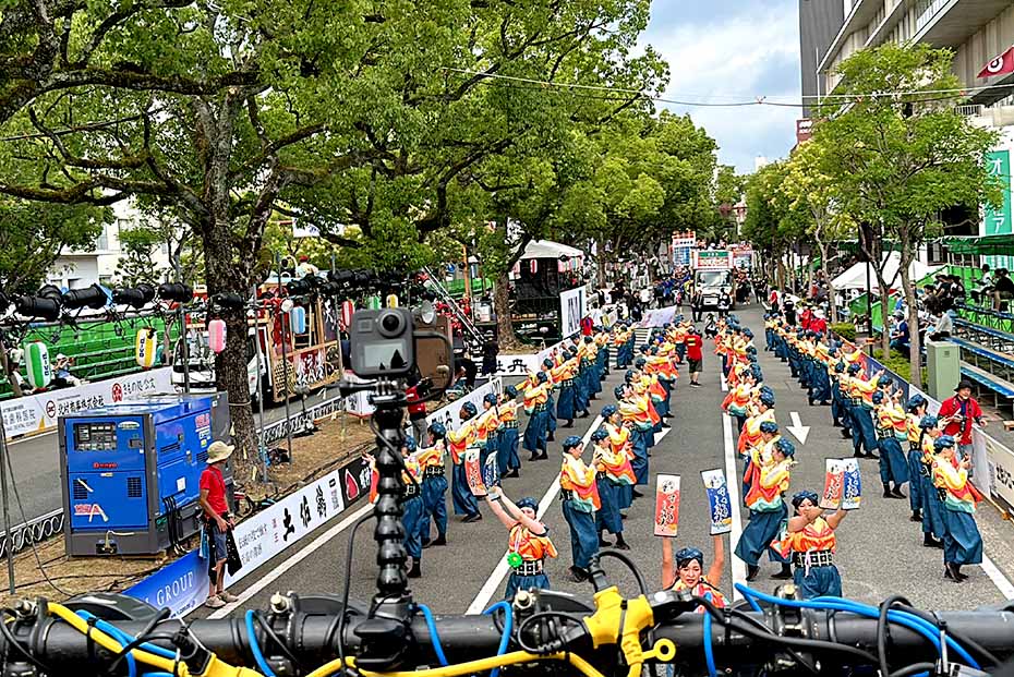 よさこい祭り本部競演場